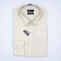 Signature Achiever's Choice Formal Beige Long Sleeve Shirt
