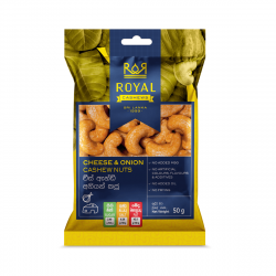 Royal Cheese & Onion Cashew Nuts Pack 50g