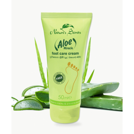 NATURE'S SECRETS ALOE MIRACLE FOOT CARE CREAM 50ML