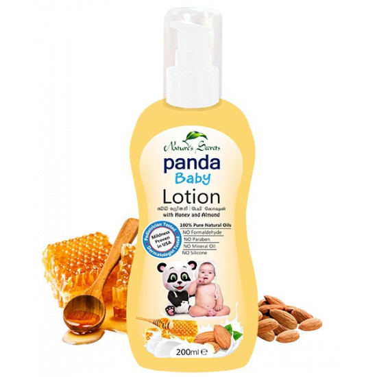 NATURE'S SECRETS PANDA BABY LOTION WITH  HONEY AND ALMOND 200ML